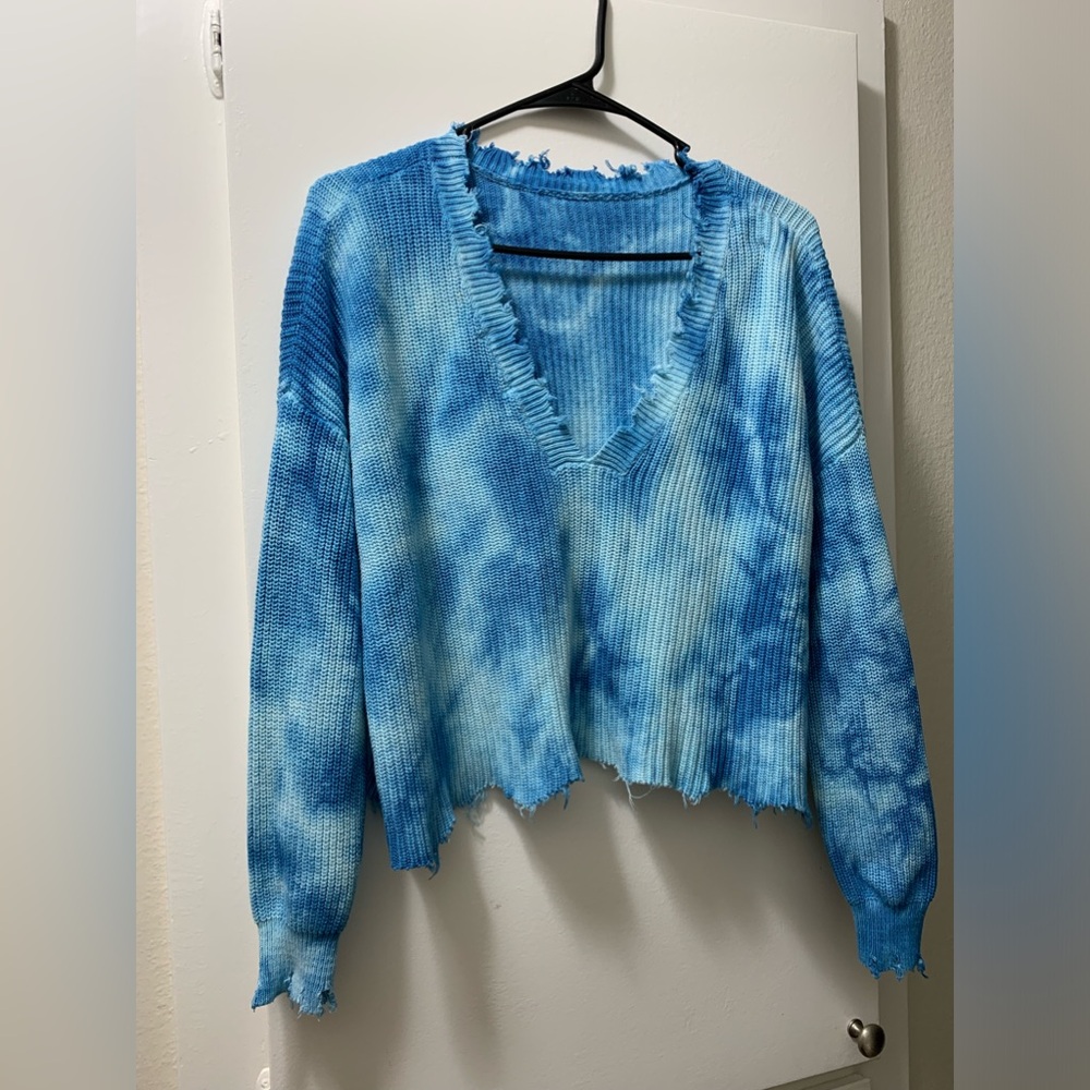 Tie-dye sweater